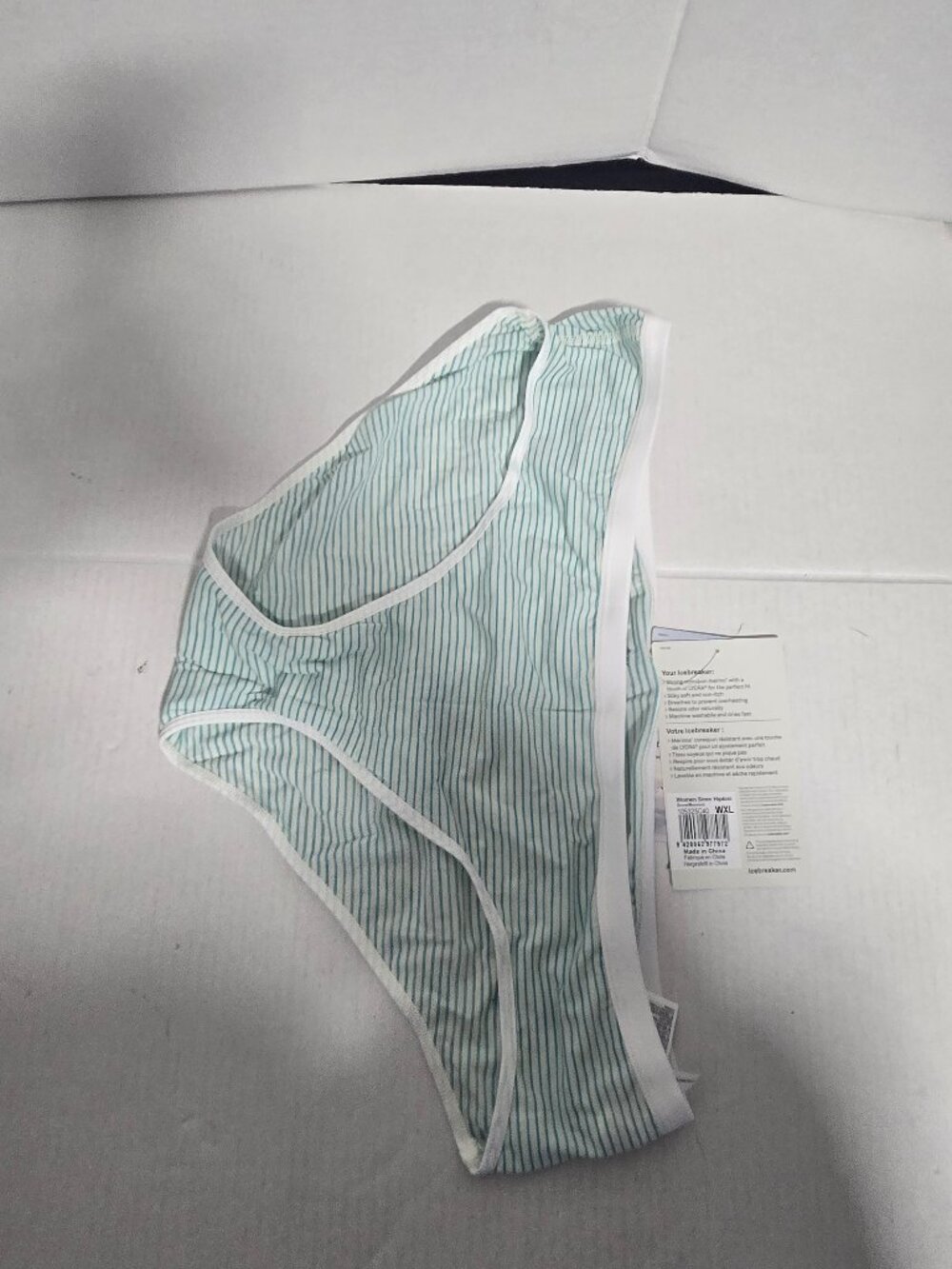 Icebreaker Siren Hipkini Merino Wool Underwear NWT Women's XL Snow Mermaid